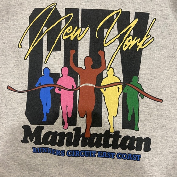 Vintage Urban Outfitters Crewneck Sweatshirt Grey Mens Large Baggy Fit - Picture 4 of 5